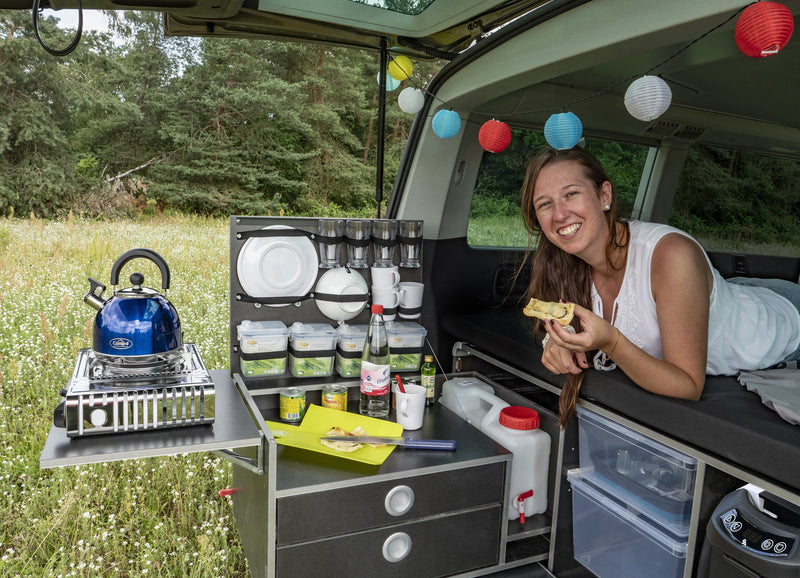 Kit di camperizzazione Reimo Camping Box L-CM - per VW California e Multivan