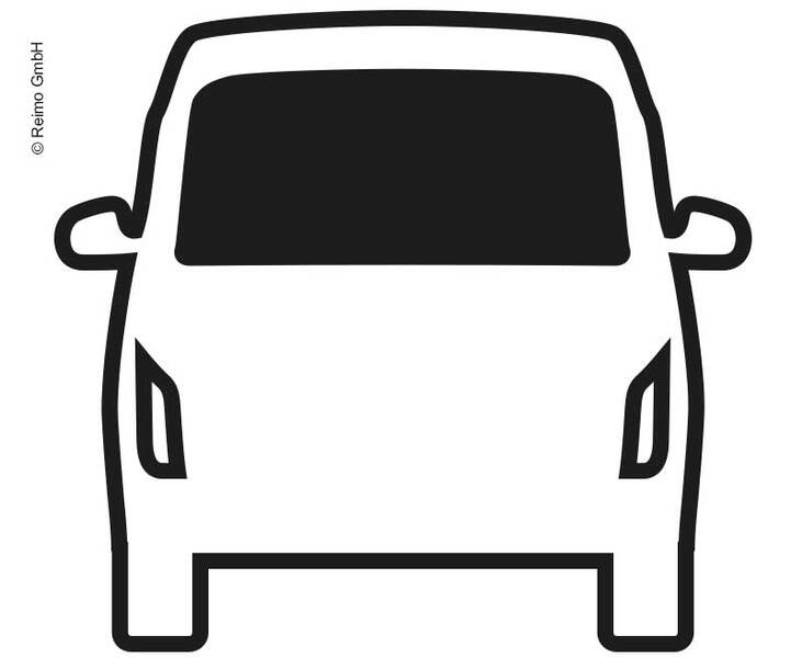 Lunotto posteriore in vetro di sicurezza oscurato per VW T6