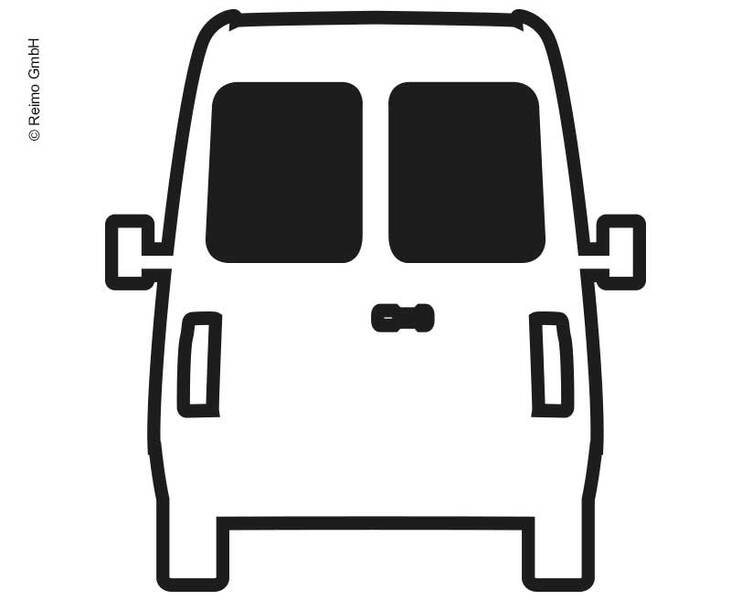 Lunotto posteriore in vetro di sicurezza oscurato per VW Crafter