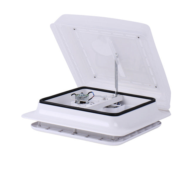 Carbest - Oblò a tetto 28x28cm con ventilatore ideale per il bagno del camper
