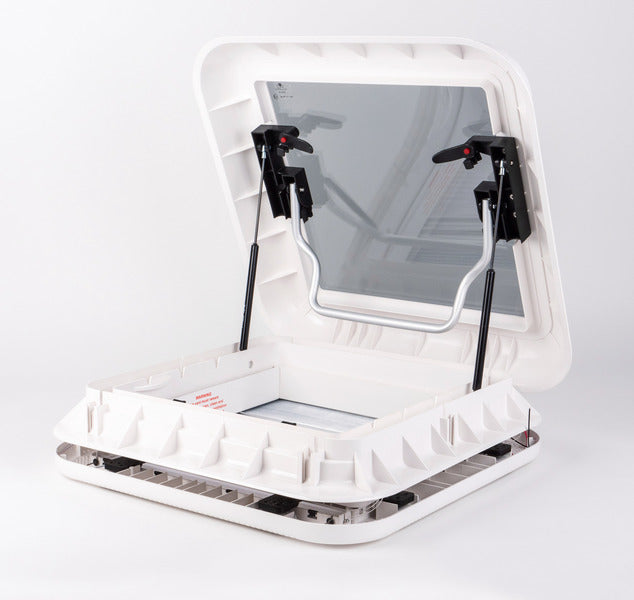 Carbest - Oblò a tetto 45x40cm - trasparente con oscurante e zanzariera