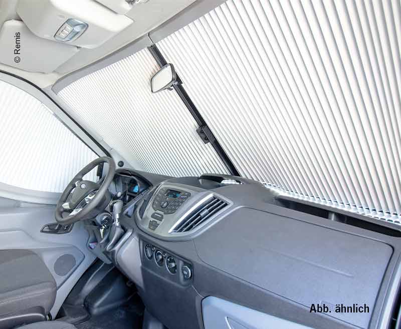 Remis RemiFront IV - Oscurante plissettato avvolgibile per parabrezza Ford Transit dal 2019 con sensori