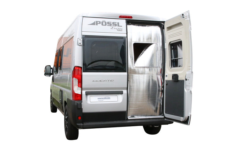 Copertura termica isolante interna per portellone posteriore con finestra - Grigio Chiaro