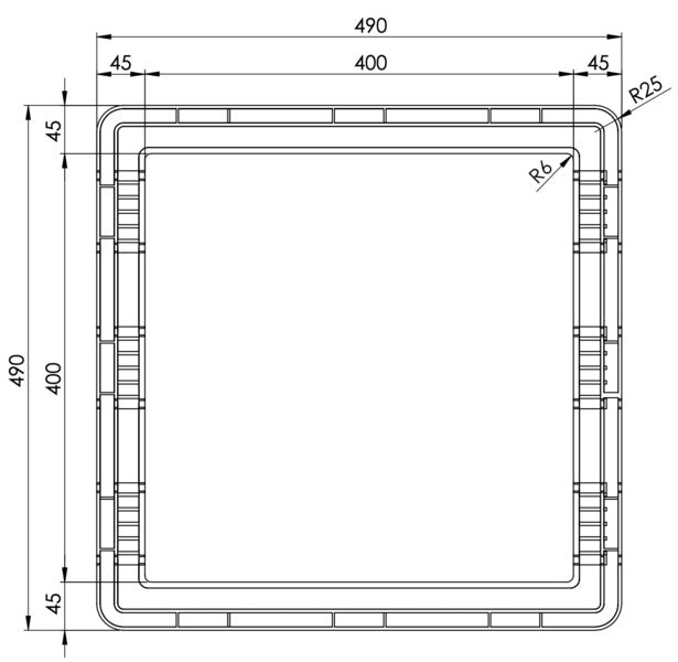 MaxxAir - Adattatore per montaggio oblò MaxxFan su Fiat Ducato