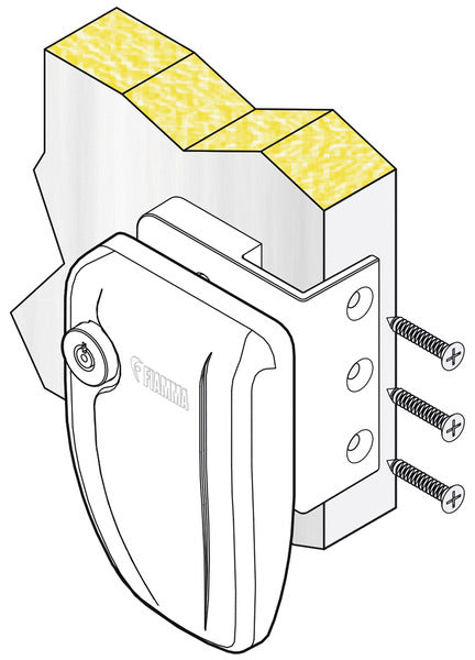 Serratura aggiuntiva per furgone Safe Door Frame