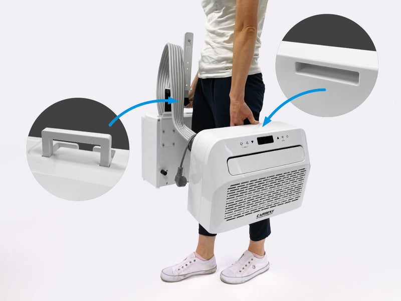 Climatizzatore per camper, caravan e van a split - Carbest 1465W 5000btu/h