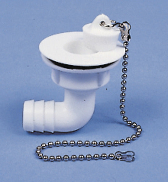 Scarico acqua con raccordo a 90°