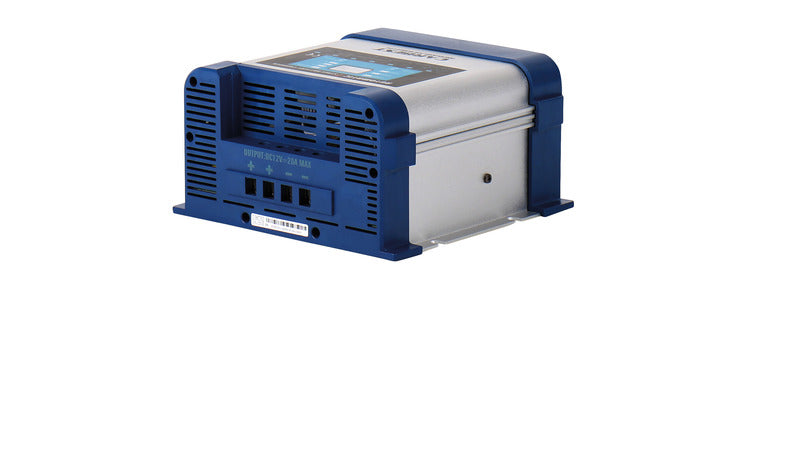 Carbest - caricabatteria 230V - 12V intelligente - 20A - due uscite di carica