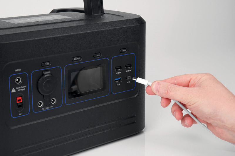 Powerstation Carbest al litio LIFePo4 - 32Ah con inverter 500W