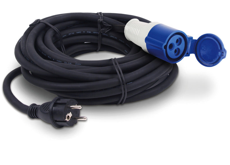 Cavo elettrico con presa schuko e CEE - 25 metri