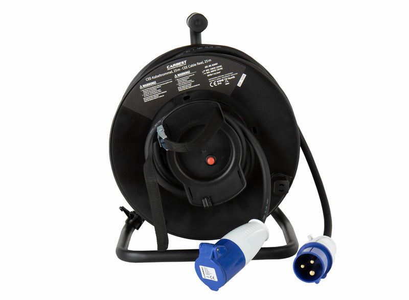 Avvolgitore con cavo 230V per collegamento a colonnina, lunghezza 25m