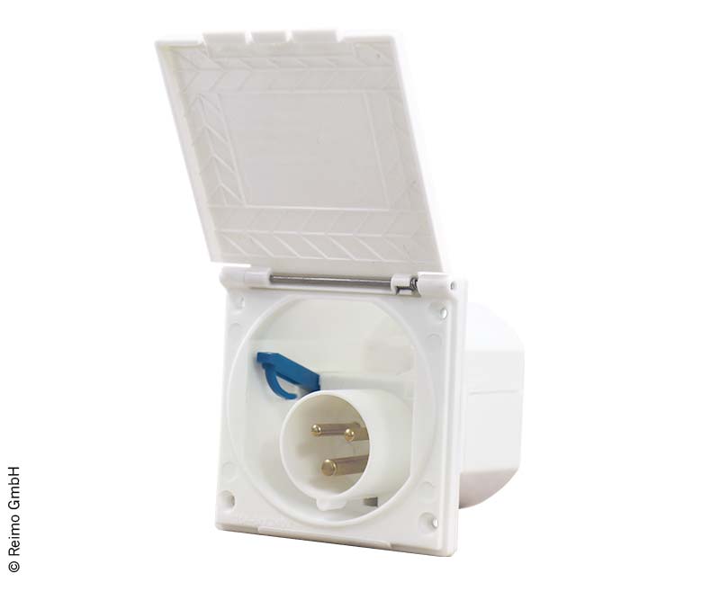 Presa esterna camper CEE 230V - Bianco