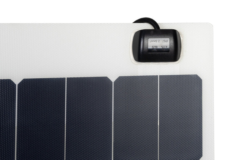 Carbest - Pannello fotovoltaico flessibile 80W, 1000 x 550 x 3 mm, bianco