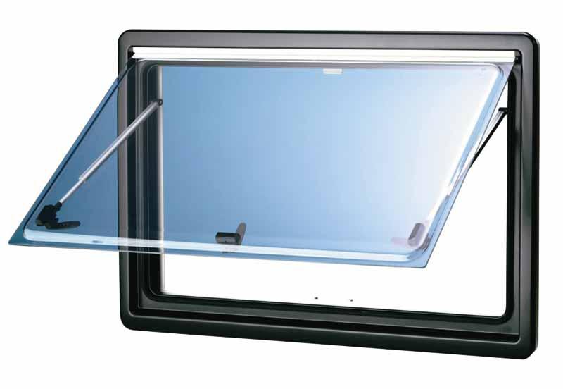 Dometic Seitz S4 - Finestra a compasso per camper e van - oscurante e zanzariera integrati - 700x600mm