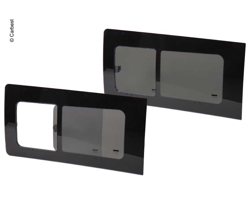 Finestrino scorrevole in vetro di sicurezza oscurato per Ford Transit Custom