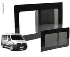 Finestrino scorrevole in vetro di sicurezza oscurato per VW Crafter
