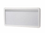 Carbest Elegance - finestra a compasso oscurata per camper e van - oscurante e zanzariera integrati - 500x350mm