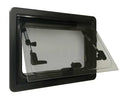 Carbest Elegance - finestra a compasso oscurata per camper e van - oscurante e zanzariera integrati - 900x450mm