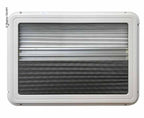 Carbest Elegance - finestra a compasso oscurata per camper e van - oscurante e zanzariera integrati - 1100x450mm