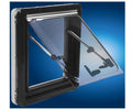 Carbest Classic - finestra a compasso per camper e van - oscurante e zanzariera integrati - 900x450mm