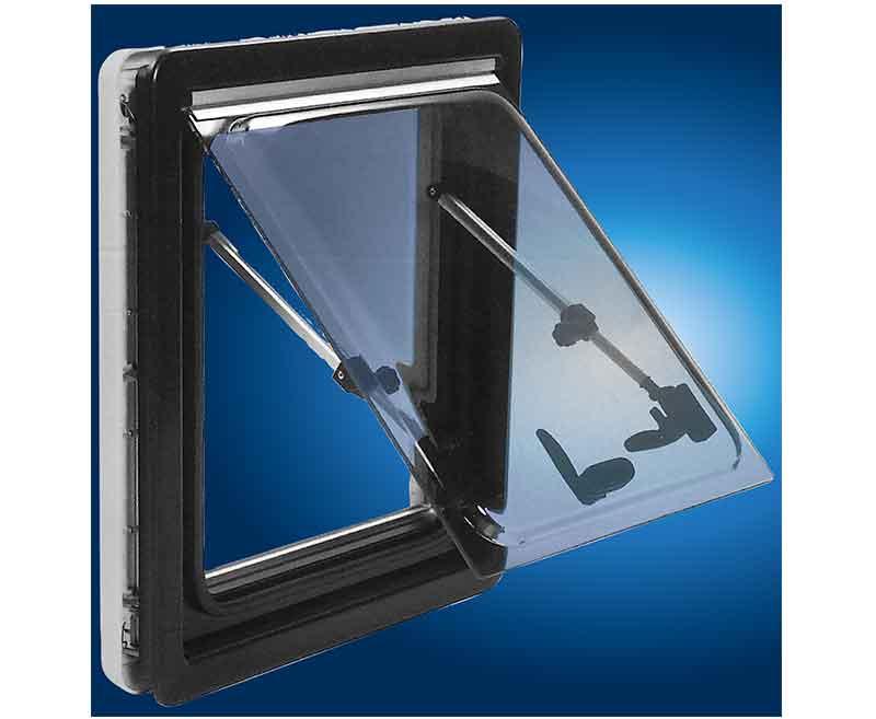 Carbest Classic - finestra a compasso per camper e van - oscurante e zanzariera integrati - 500x350mm