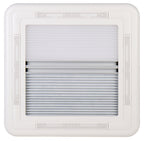 Carbest - Oblò a tetto 40x40cm trasparente fumè con oscurante e zanzariera