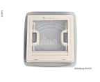 MPK Oblò per camper 28x28cm - ideale per il bagno - beige