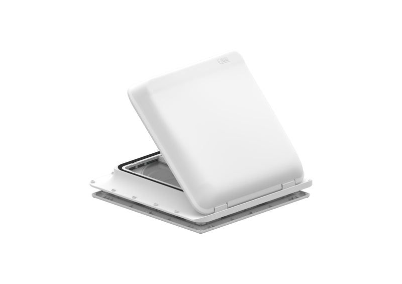 Fiamma Turbovent - oblò per camper 40x40cm con potente ventilatore - bianco