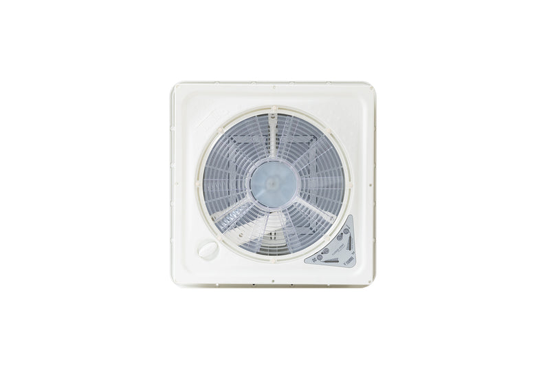 Fiamma Turbovent - oblò per camper 40x40cm con potente ventilatore - trasparente