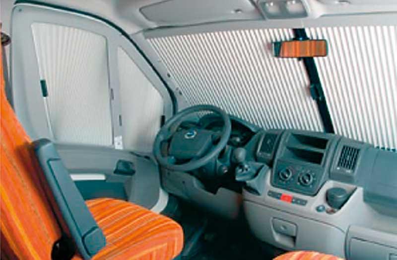 Remis RemiFront IV - Oscurante plissettato avvolgibile per parabrezza Ducato 2007-2011 senza sensori