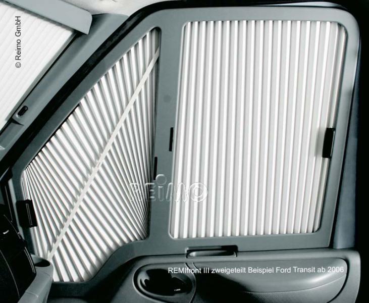 Remis RemiFront IV - Oscurante plissettato avvolgibile per parabrezza Ford Transit Custom 2012-2017 senza View Pack