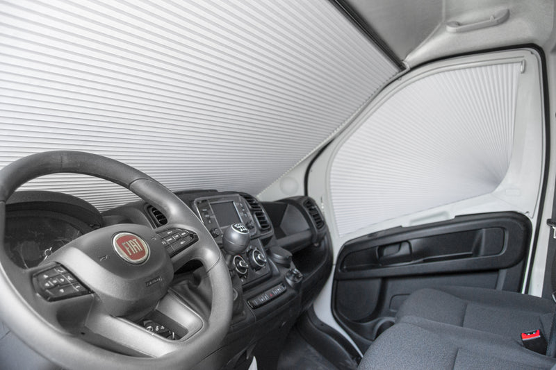PremTec darkStar - oscurante plissettato per parabrezza Fiat Ducato