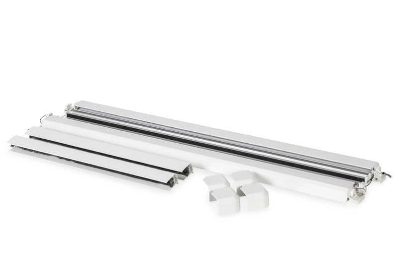 Carbest - MultiFrame telaio oscurante e zanzariera, telaio in PVC, bianco