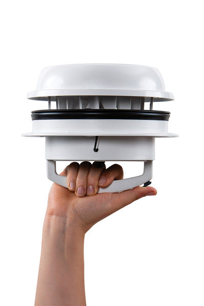 Ventilatore da tetto MaxxFan Dome Plus, 12 V bianco - diam. 15cm - bianco