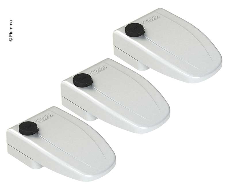 SafeDoor - serratura supplementare esterna - kit 3 pezzi - Bianco