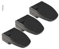SafeDoor - serratura supplementare esterna - kit 3 pezzi - Nero