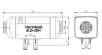Carbest VanHeat 2.0DH - Riscaldatore a gasolio per camper e van - 2kW