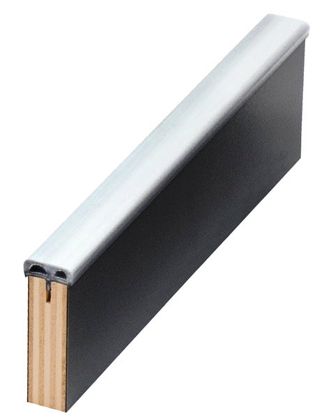 Profilo per mobili paracolpi alto spessore con incastro - Silver - 5 Metri