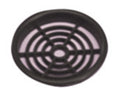 Griglia di aerazione per mobili rotonda - Grigio - 60mm