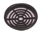 Griglia di aerazione per mobili rotonda - Grigio - 60mm