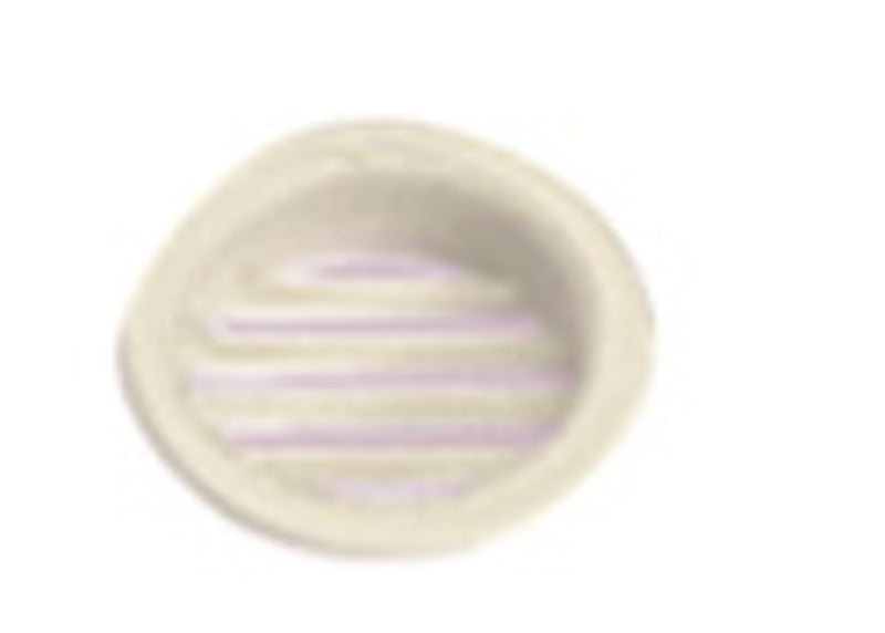 Griglia di aerazione per mobili rotonda - Crema - 32mm