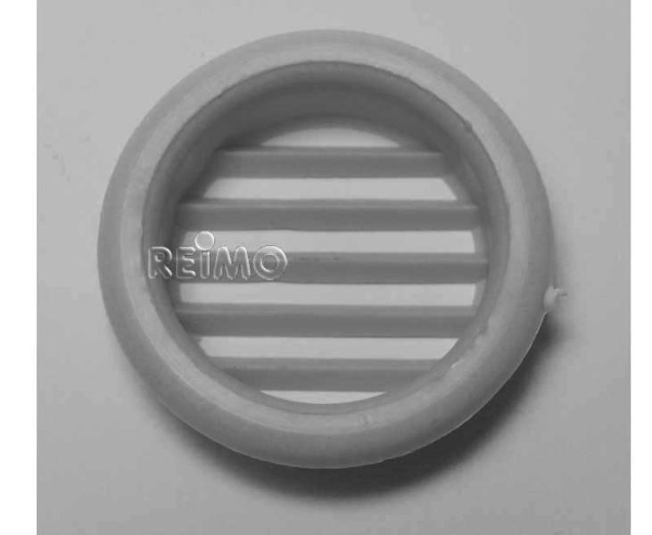 Griglia di aerazione per mobili rotonda - Grigio 32mm