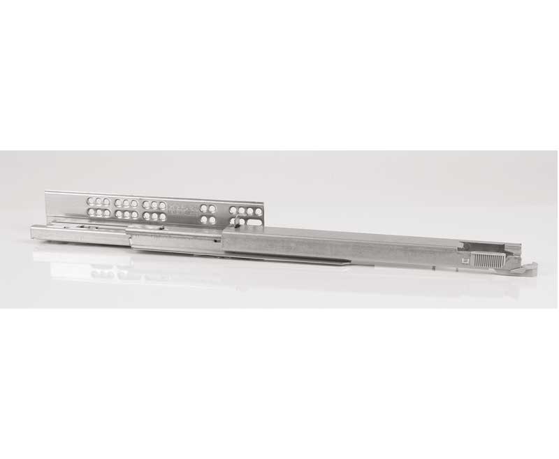 Guide per cassetti a estrazione totale - chiusura ammortizzata e portata 30kg - 350mm