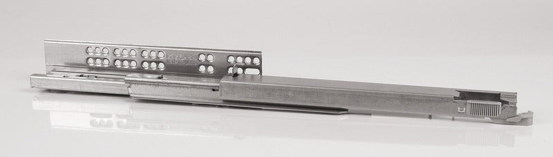 Guide per cassetti a estrazione totale - chiusura ammortizzata e portata 30kg. -300mm