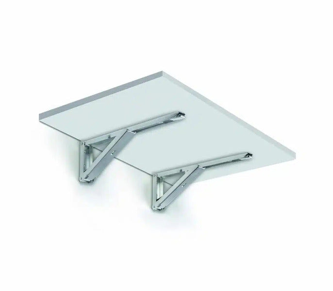Staffa reggi piano per estensioni cucina e ripiani pieghevoli - lunghezza 250mm