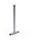 Gamba tavolo per camper con base a T - H700mm
