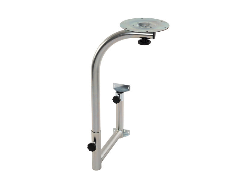 Supporto per tavolino camper, girevole con base ad U