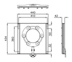 CTA - Piastra girevole per Fiat Ducato X250/X290 - Per sedile guida e passeggero