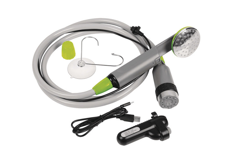 Camp4 Set doccia con pompa sommersa a batteria