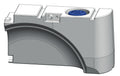 Serbatoio acque chiaro 65 L, per VW T5/T6, passaruota posteriore sinistro